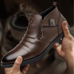 Bottine homme en cuir marron élégante Dolcino