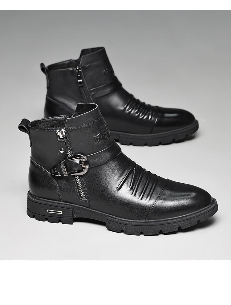 Bottines noires élégantes pour tenue formelle