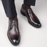 Derby homme cuir marron style classique et raffiné Dolcino