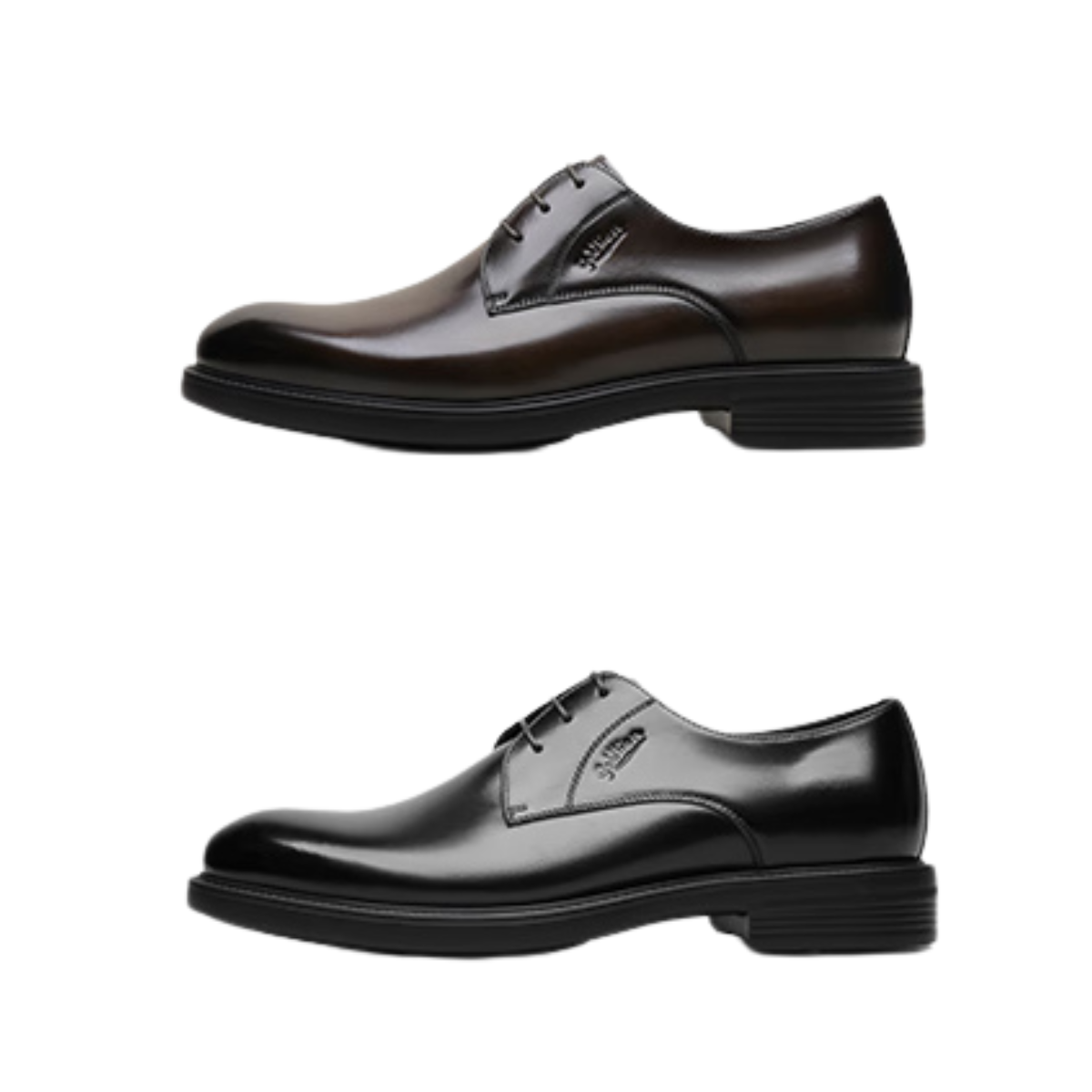 Chaussures Derby homme cuir noir et marron élégantes Dolcino