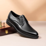 Derby homme cuir noir style classique et raffiné Dolcino