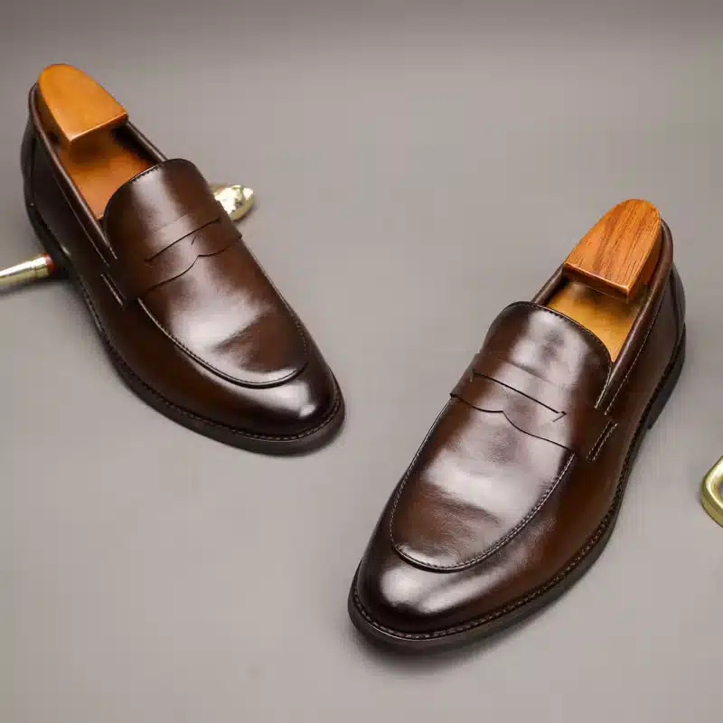 chaussures-habillees-homme-cuir-marron Chaussures homme habillées cuir marron chic