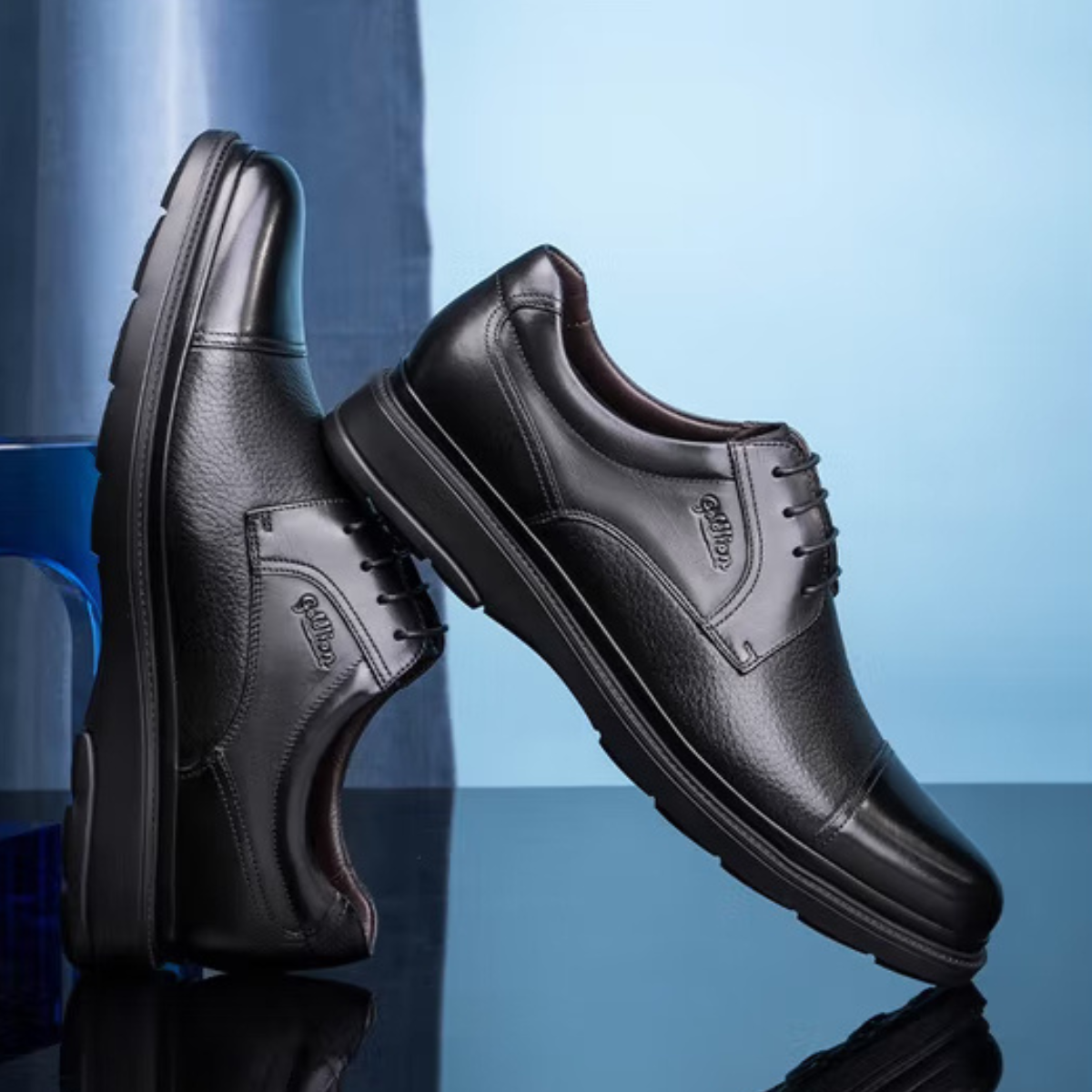 derby-homme-cuir-confort-noir-confort confort semelle épaisse