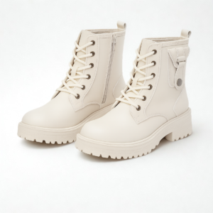Bottines femme cuir beige Dolcino élégantes et confortables